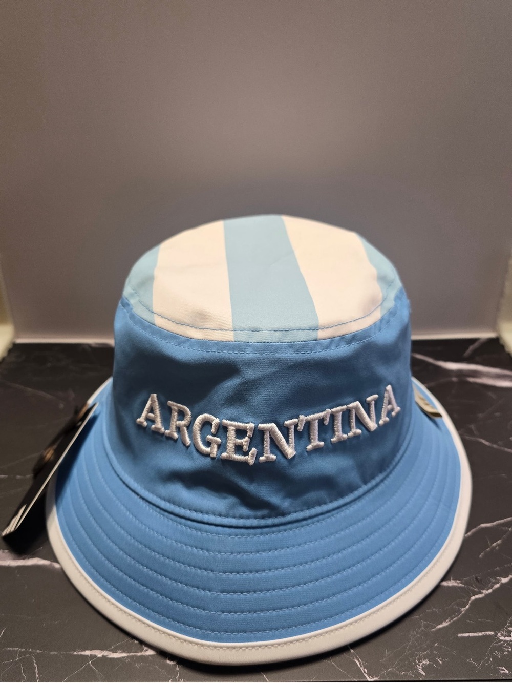 NWT Adidas Argentina Blue & White Bucket Hat